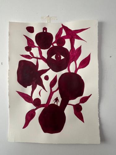 Travail en cours vue atelier 2024